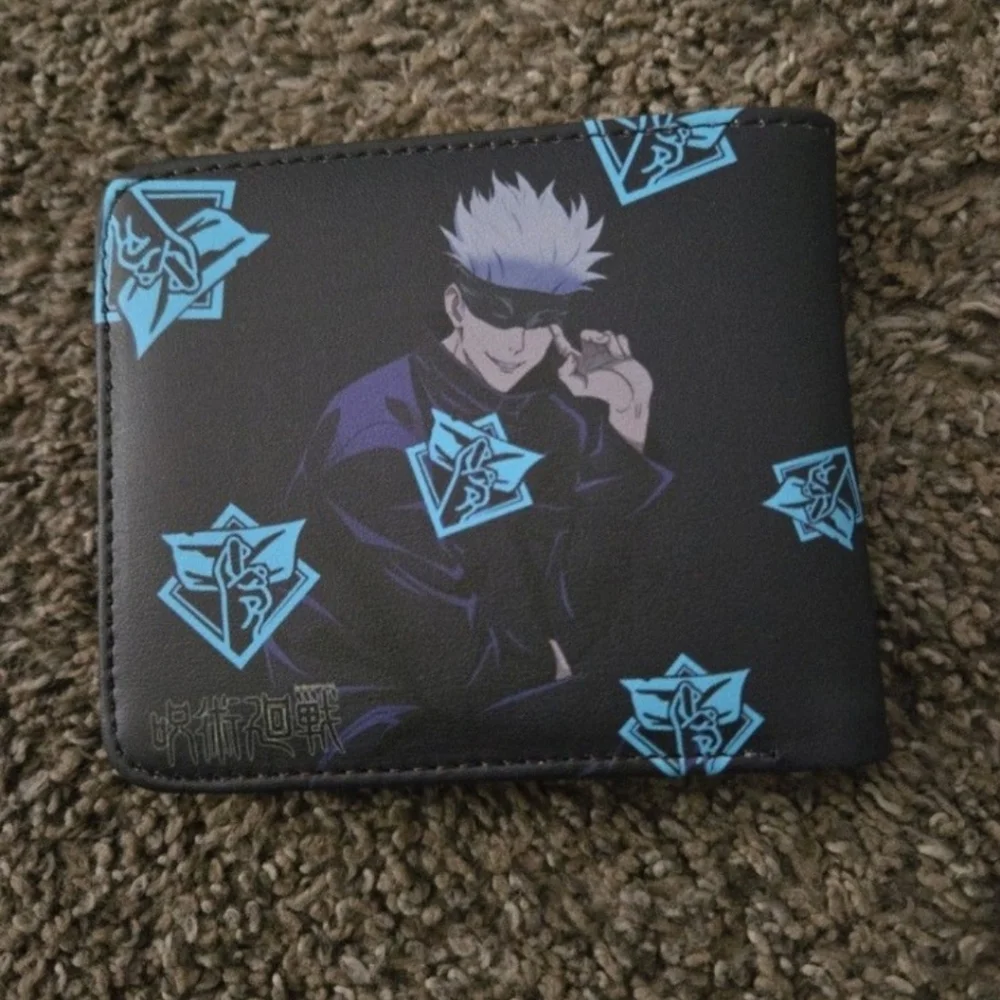 New Gojo Jujutsu Kaisen Anime Manga Leather Wallet